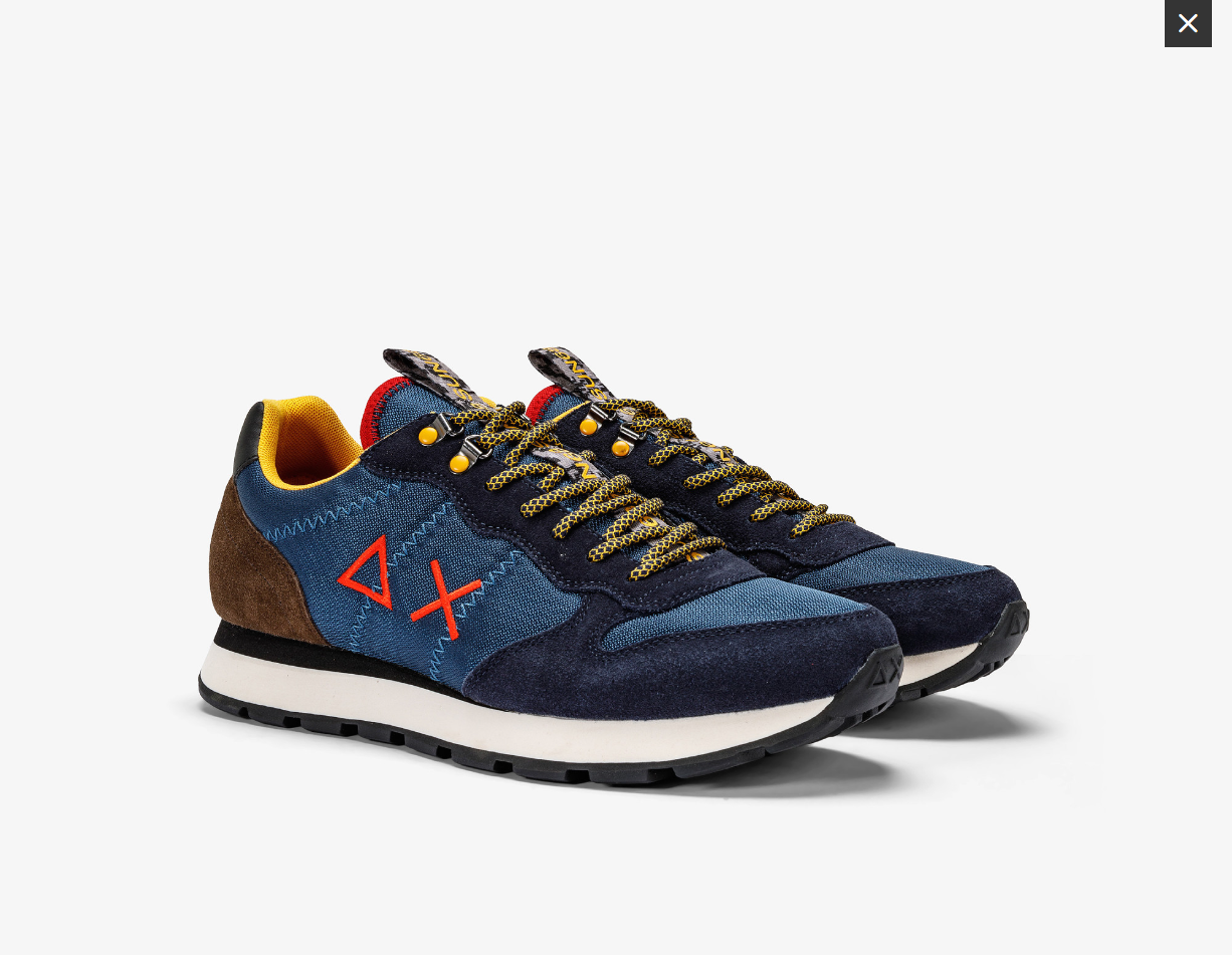 SUN68 TOM GOES CAMPING Z42110-07 SNEAKER UOMO NAVY BLUE