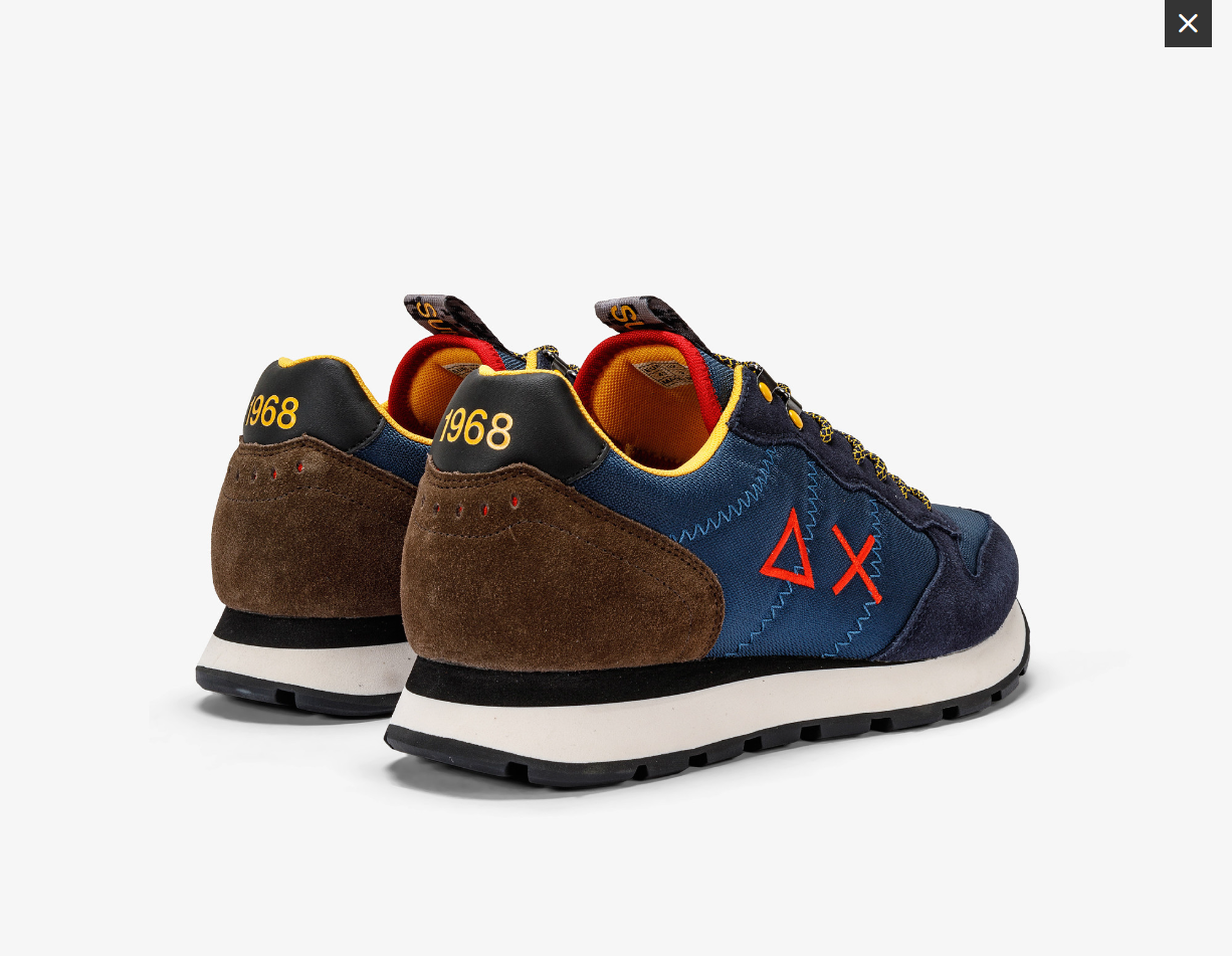 SUN68 TOM GOES CAMPING Z42110-07 SNEAKER UOMO NAVY BLUE