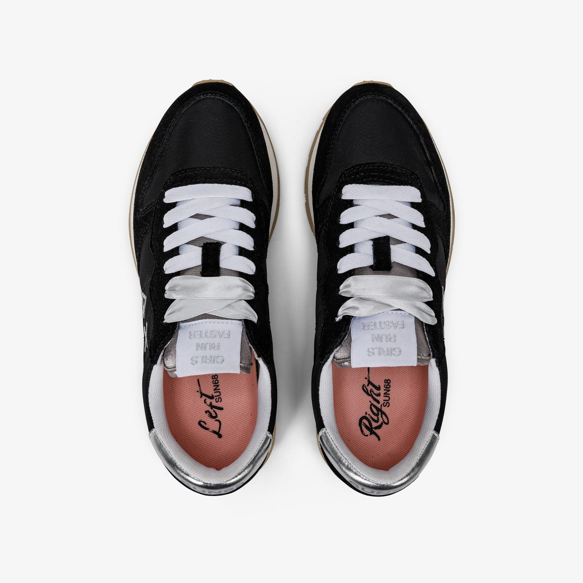 Sun68 ALLY GOLD SILVER Z33202-11 NERO sneaker donna