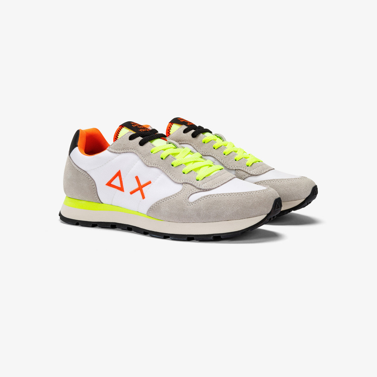 Sun68 TOM SOLID FLUO Z33102-01 BIANCO sneaker uomo