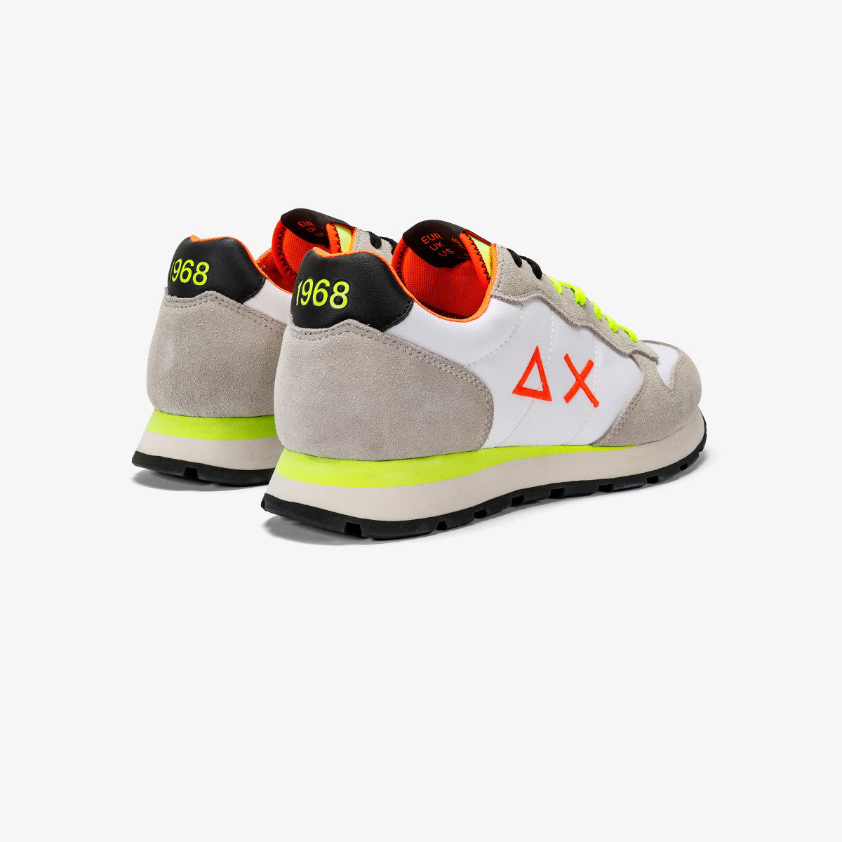 Sun68 TOM SOLID FLUO Z33102-01 BIANCO sneaker uomo
